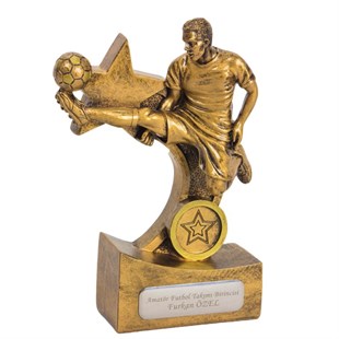 İsme Özel Futbolcu Temalı Dekoratif Biblo ve Ödül
