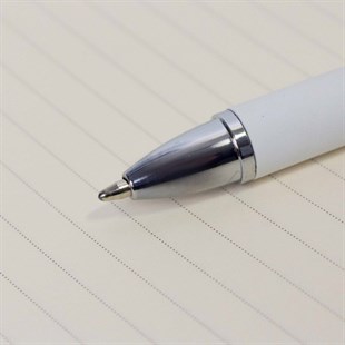 İsme Özel Kutulu Tükenmez Kalem Dokunmatikli Beyaz 