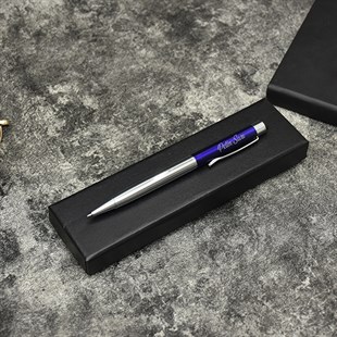 İsme Özel Renk Detaylı Metal Tükenmez Kalem