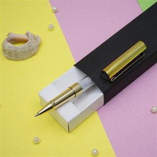 İsme Özel Simli Metal Roller Kalem - Renk Seçenekli
