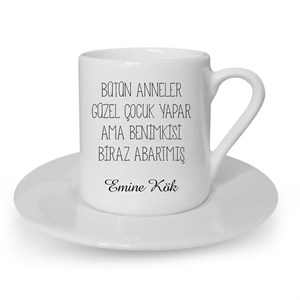 İsme Özel Türk Kahvesi Fincanı Seti - Güzel Çocuk