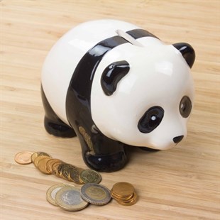 Panda Temalı Porselen Kumbara