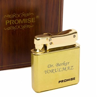 Promise Markalı Benzinli Exclusive Gold Renkli Çakmak​