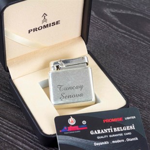 Promise Markalı Benzinli Exclusive Silver Renkli Çakmak​
