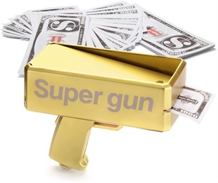 Super Money Gun Para Saçma Tabancası Gold