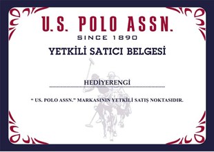 U.S. Polo Assn. İsme Özel Deri Cüzdan Şeritli Bordo Cüzdan PLCUZ5775