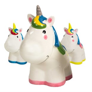 Unicorn Temalı Porselen Kumbara